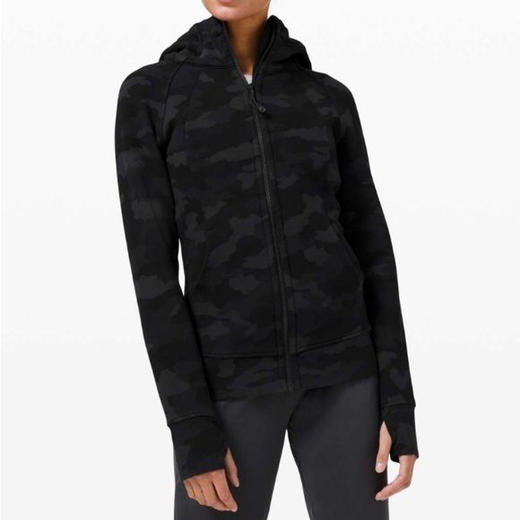 Lululemon Scuba Hoodie *Light Cotton Fleece Heritage 365 Camo Deep Coal Multi 10 - Picture 6 of 6